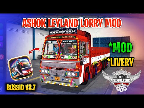 New Ashok Layland Truck Mod Tamil Bus Simulator Indonesia Ashok Layland Truck Mod In Bussid