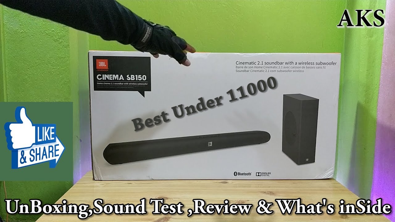 JBL SB150 UnBoxing, Sound Test , Review & What's inSide by AKS - YouTube