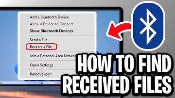 How To Find Received Bluetooth Files In Laptop or PC Windows - Step By Step