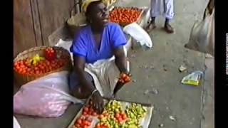 Vendor Selling Awarra Stabroek Market - 1991