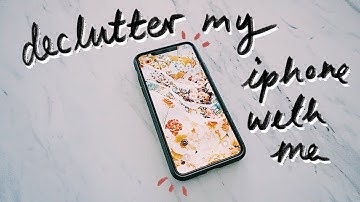 declutter my iphone with me | minimalism *digital marie kondo?*