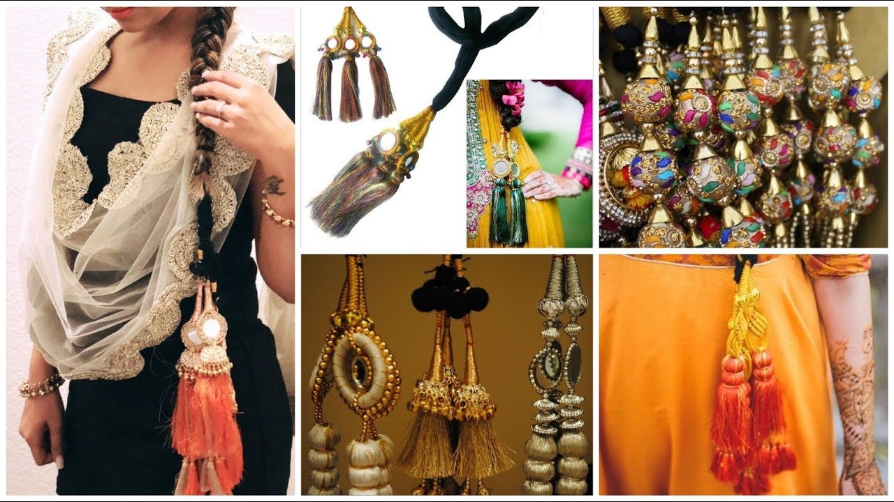 Buy Punjab Mirror Paranda Punjabi Parandi Indian Hair Accessory Pakistani  Jewelry Hair Braid Jewelry Multicolor Mehendi Jewelry Online in India - Etsy