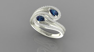 ||Making of Engagement Ring in Matrix9 ||Ring Tutorial ||Jewelry cad Design ||Matrix Design