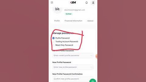 How to Set, Reset or Change your Meta Trader account Password on XM Global.