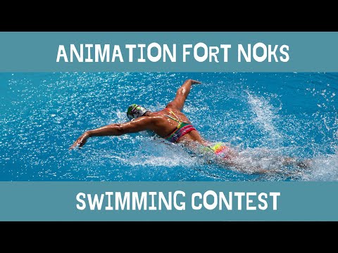 Swimming contest in