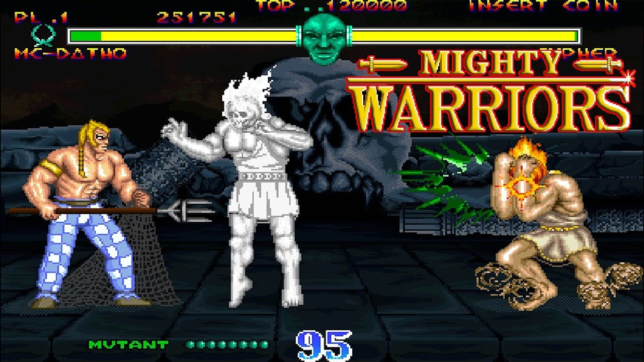 Arcade マイティウォリアーズ / Mighty Warriors - Full Game - YouTube