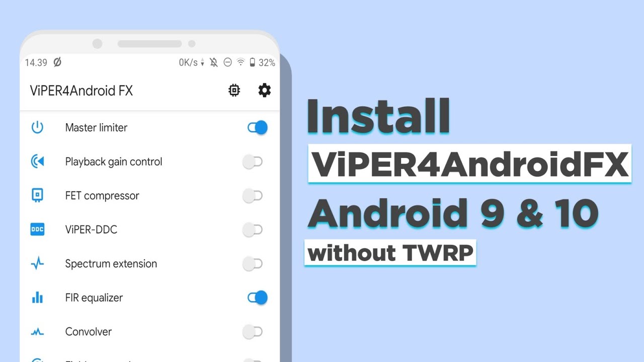 Cara Pasang Viper4Android 9 & 10 | Tanpa TWRP - YouTube