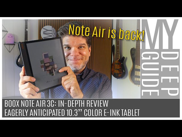 Onyx Note Air 3C: Starkes Tablet mit farbigem E Ink-Bildschirm