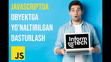 JavaScriptda OOP - Obyektga yo
