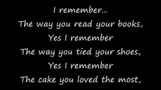 Mocca-I Remember (Lyrics on Screen)