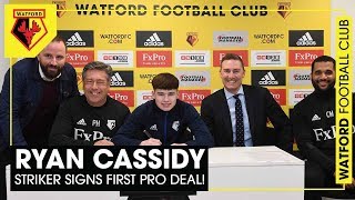 CASSIDY | I'm eager to score goals! - Striker signs pro deal!