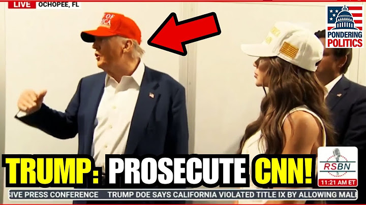 BREAKING: Trump ORDERS CNN PROSECUTION on LIVE TV!