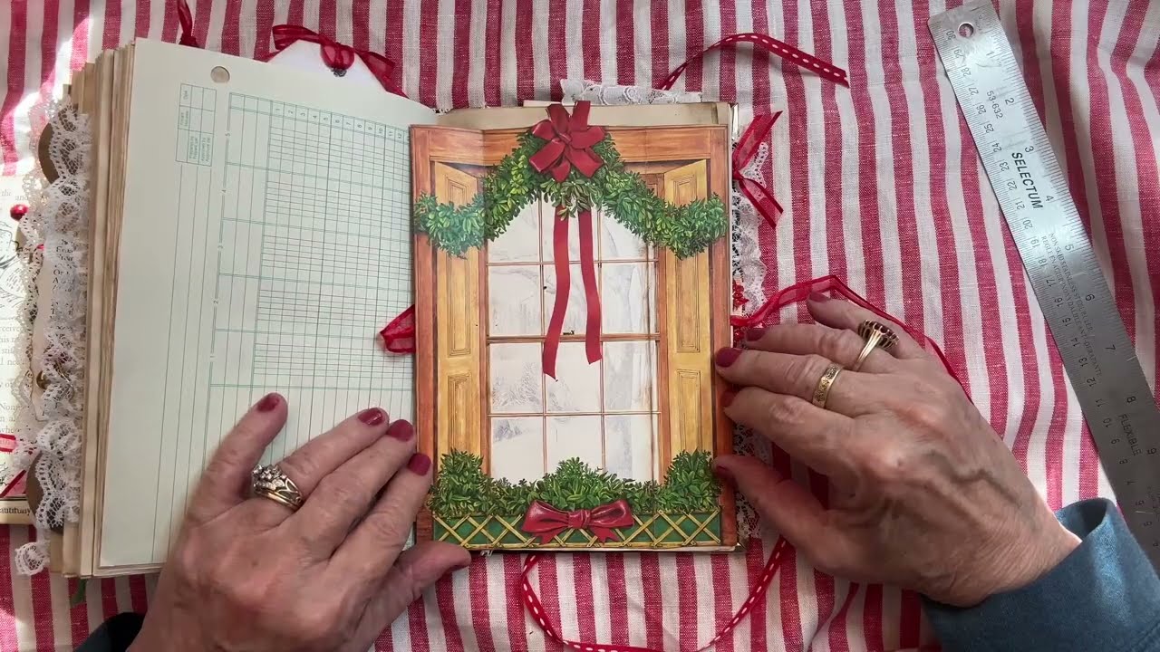 Christmas Abundance Journal flip thru  Sold Thank you