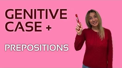 Prepositions with Genitive case+