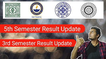 Cu 5th Semester Result 2023 | WBSU 5th Sem result 2023 | Kalyani University 5th Semester Result 2023
