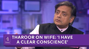 Shashi Tharoor interview on 'clear conscience' over wife's death - and Hindu nationalism