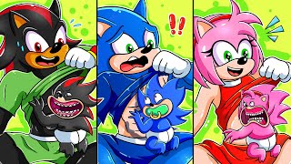 Brewing Cute Baby Factory, But is SHIN SONIC BABY!! - Sonic The Hedgehog 3 Animation