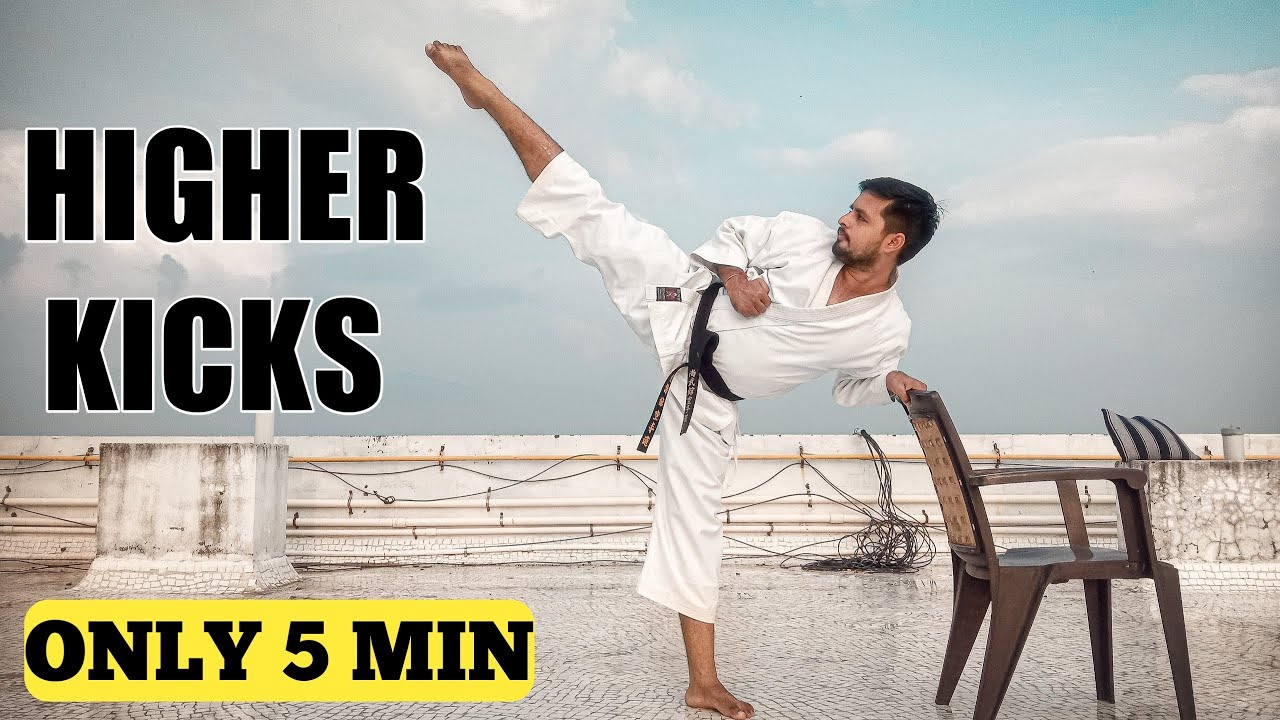 5 Exercises For HIGHER KICKS KARATE / MARTIAL ARTS / TAEKWONDO CF