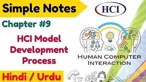 Chp-9 | HCI Model development process Complete Process in Hindi urdu