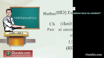 Hindi : Ex 3.5 : Q.2(ii) : For which values of a and b does ... Ch 3 | Math for Class X CBSE