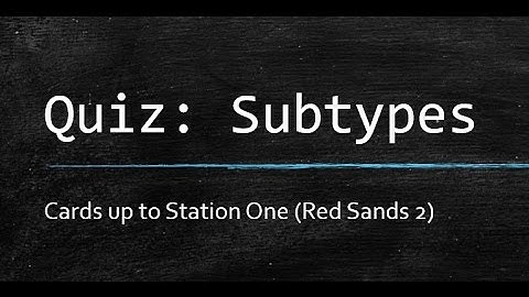 Android Netrunner: Subtypes QUIZ!