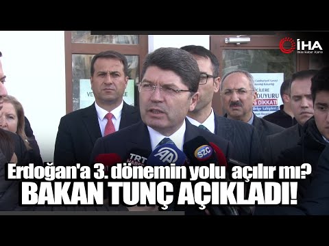 Adalet Bakanı Tunç'a
