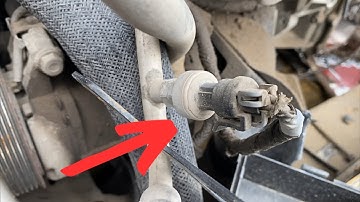 A/C Refrigerant Pressure Sensor GMC Acadia 3.6L 2007-2016 Location and Replacement