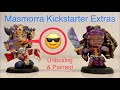 Chibi Joy! Masmorra Dungeons of Arcadia Board Game Kickstarter Extras (2017) Cmon Unboxing + Painted