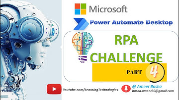Project #3 -  RPA Challenge With Power Automate Desktop - How to Capture UI Elements - Part 4