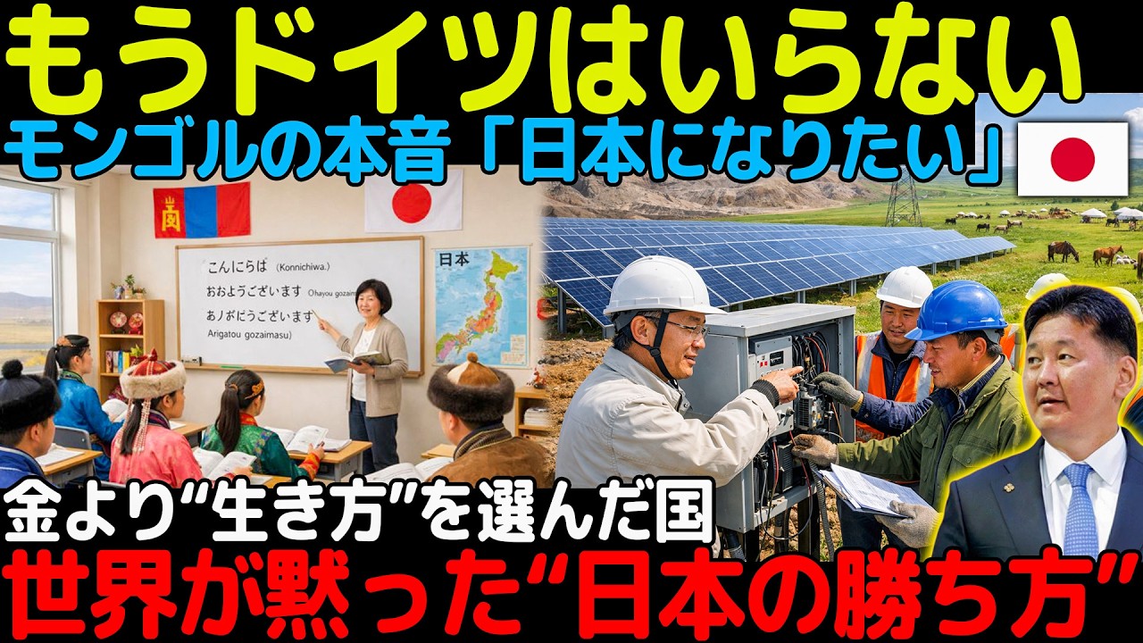 【海外の本音】「もう日本になりたい」――30年ドイツを捨てたモンゴルが選んだのは“日本の生き方”だった…世界が言葉を失った理由