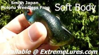 smith japan topwater weedless frog potofu video demo features