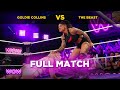 Goldie collins vs the beast  wow  women of wrestling