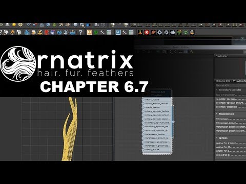 Ornatrix plugin. Урок в 3ds Max. Глава 6.7