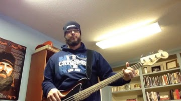 Playing bass to Lay Me Down