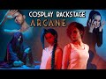ARCANE Opening Jinx VI Caitlyn Jayce Viktor League of Legends LoL Cosplay Backstage