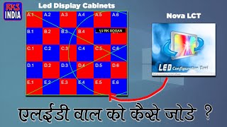 how to setup led display & configuration by nova lct software in hindi | LED wall kaise jode screenshot 2