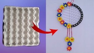 Best Out Of Waste Meterial Easy And Beautiful Tricks/Egg Tray Craft Ideas Wall Hanging/ Wall Hanging