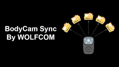 BodyCam Sync™ Automatically Uploads Body Camera Videos