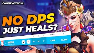 Heal bot Moira until the KILLER INSTINCTS kick in... (Overwatch)