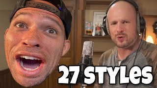 Mac Lethal 27 styles of Rapping REACTION!! 🔥😂