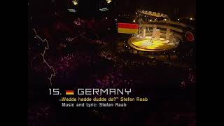 Stefan Raab - Wadde hadde dudde da? (Eurovision Song Contest 2000, GERMANY)