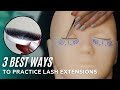 How to practice eyelash extensions application at home | Anastasia Lash Expert