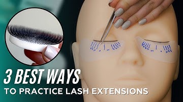 How to practice eyelash extensions application at home | Anastasia Lash Expert