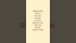 bulky ovary in khasi #balei