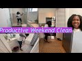 Productive Weekend Clean//Cleaning Motivation//Channel Update