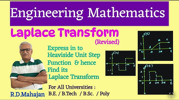 Uitdrukken in Heaviside-eenheidsstapfunctie, dus de Laplace-transformatie vinden