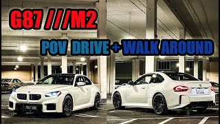 2024 BMW M2 G87 POV Night Drive and WALK AROUND Initial NEW Car Impressions by Hanh Hoang 309 views 1 month ago 12 minutes, 32 seconds