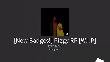 How to get the Pickle Badge and Duck Badge | Piggy Rp [W.I.P] | Roblox