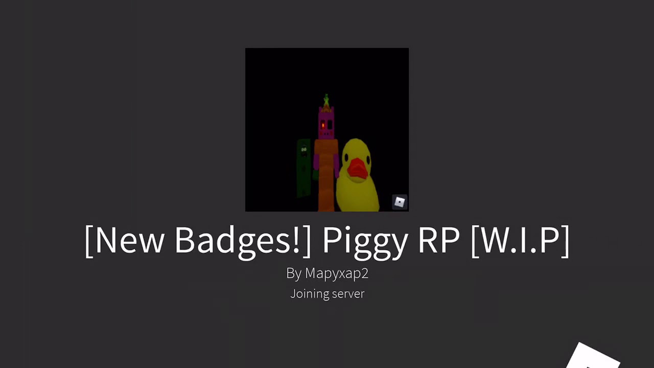 How to get the Pickle Badge and Duck Badge Piggy Rp [W.I.P] Roblox
