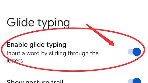 Gboard me glide typing kaise off kare , how to off glide typing in Gboard